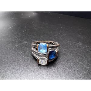 Lia Sophia Three-Stone Ring